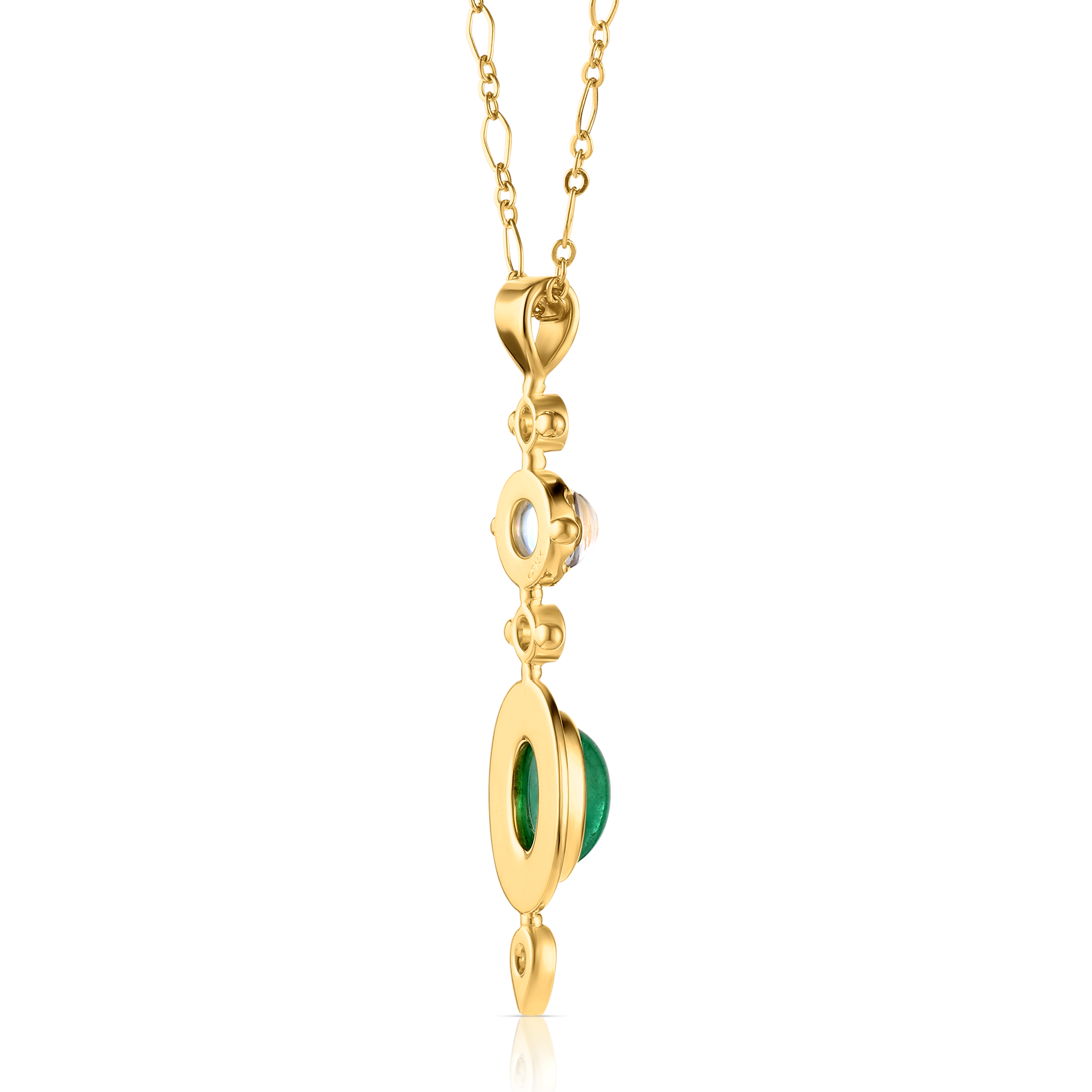 Amulet Emerald and Diamonds