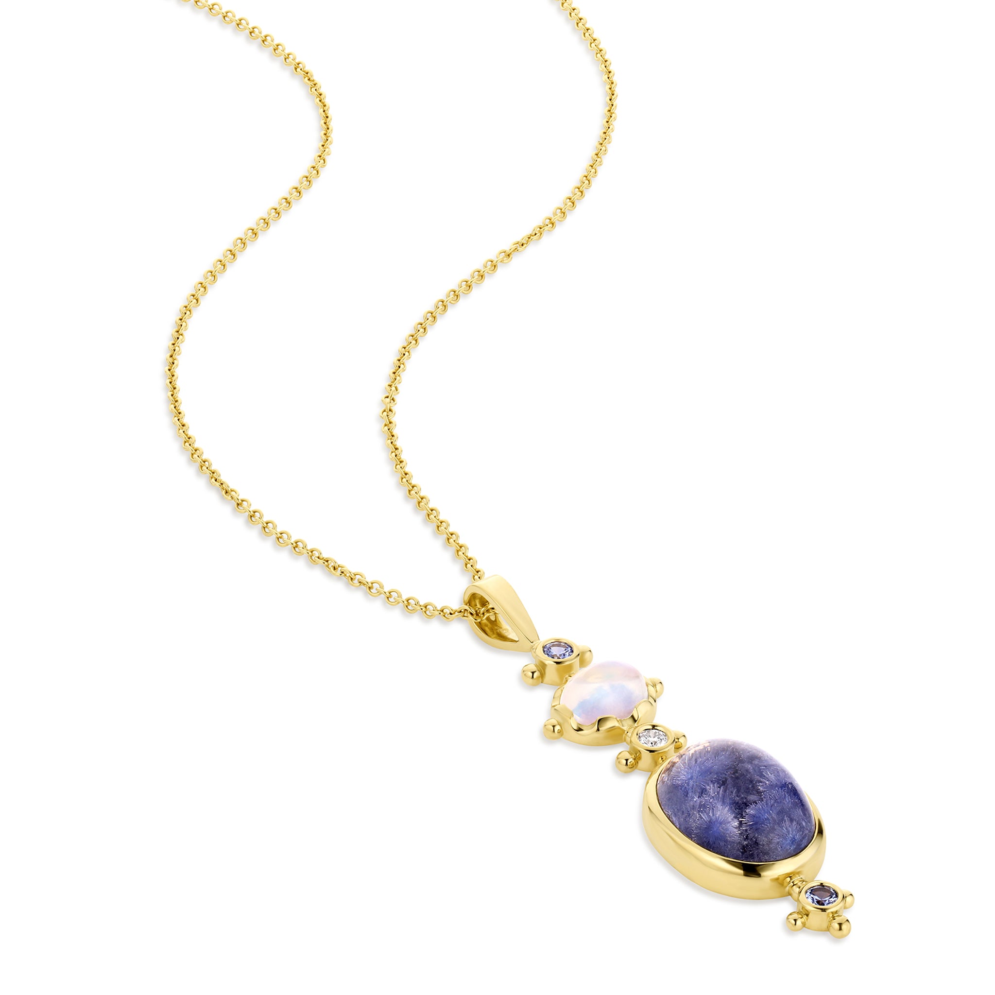 Amulet Pendant in Blue