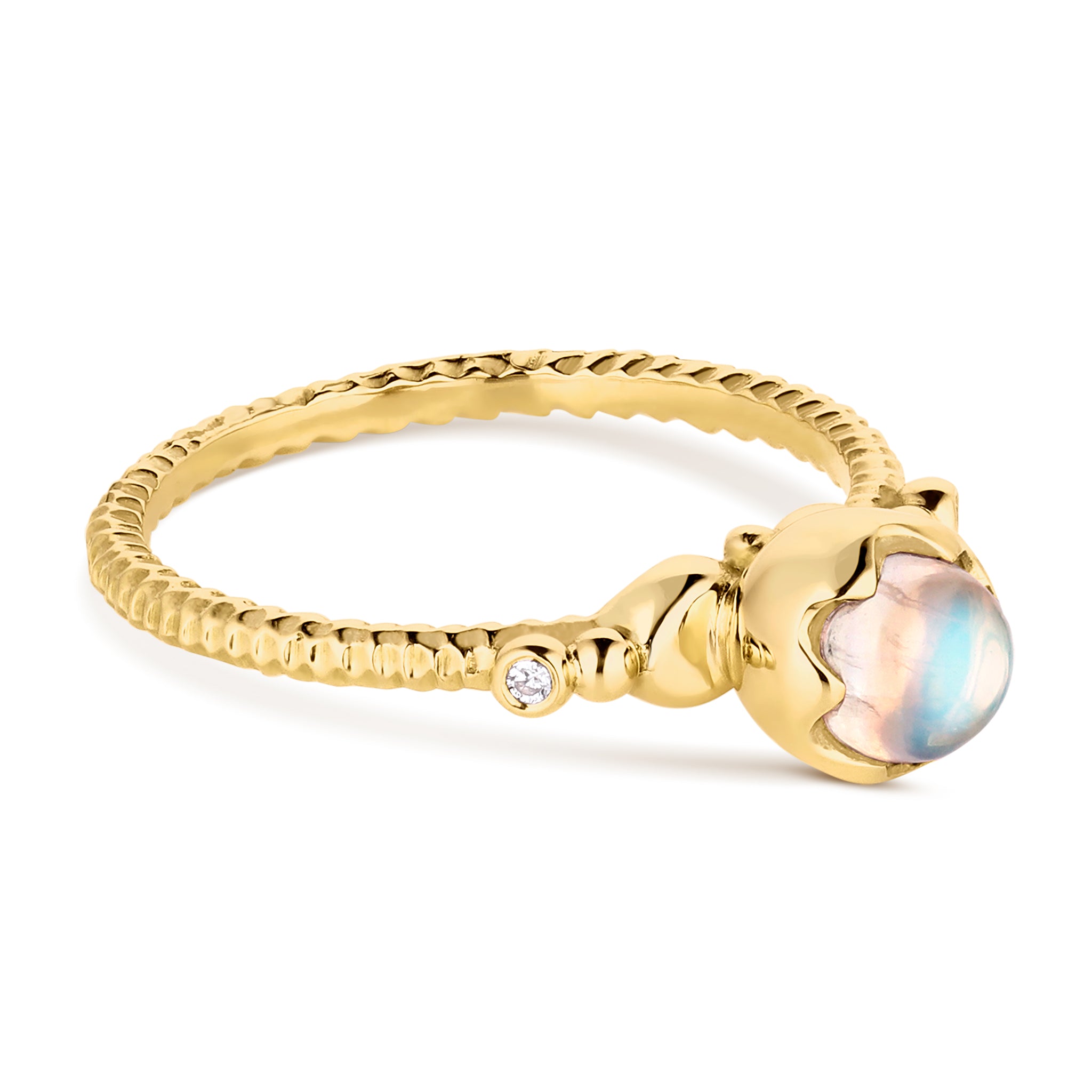 Wishing Well "Belle" Moonstone Ring