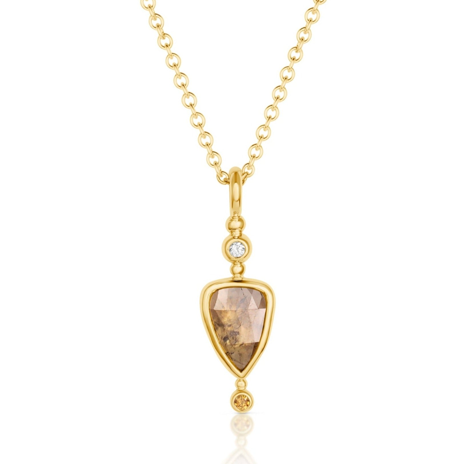 Rose-cut Diamond Elixir Pendant