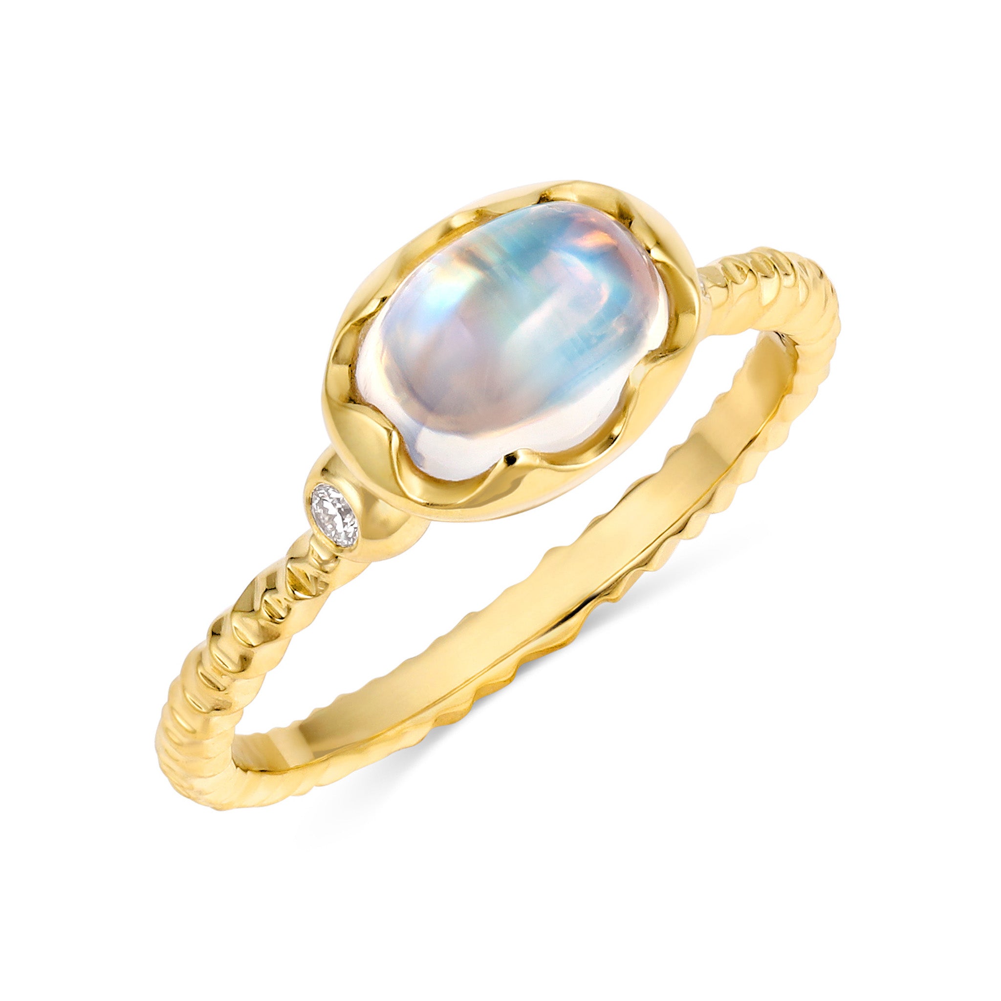 Moonstone Wishing Well Ring