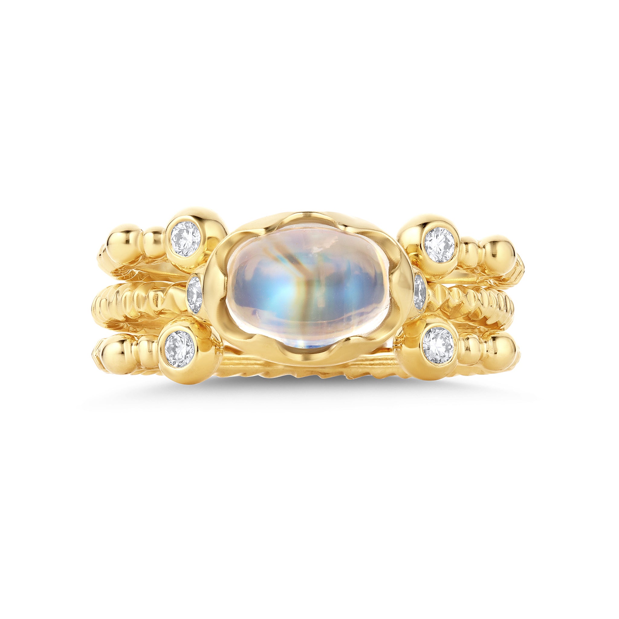 Moonstone Wishing Well Ring