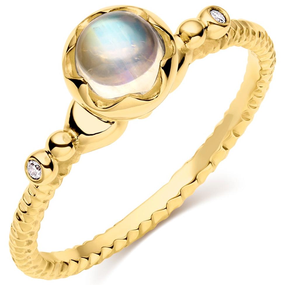 Wishing Well "Belle" Moonstone Ring