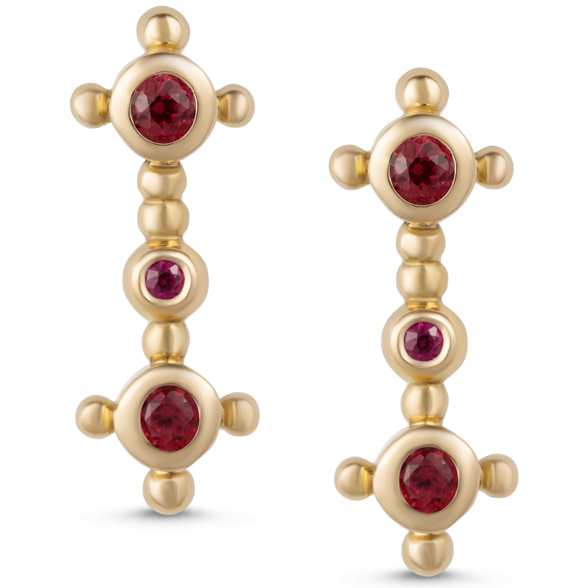 Scepter Cardinal Long Studs